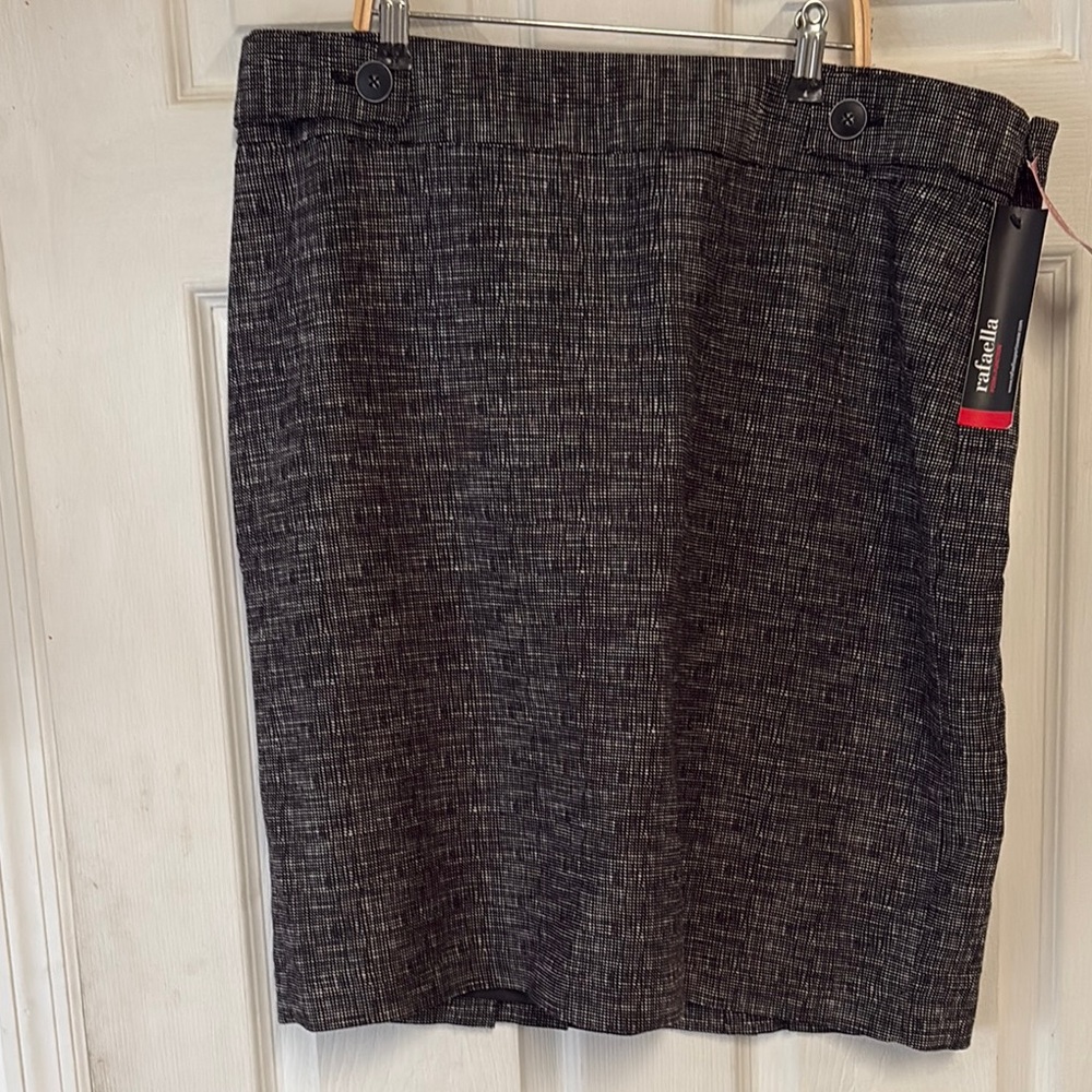 Rafaella Gray Pencil Skirt Knee-Length for Work